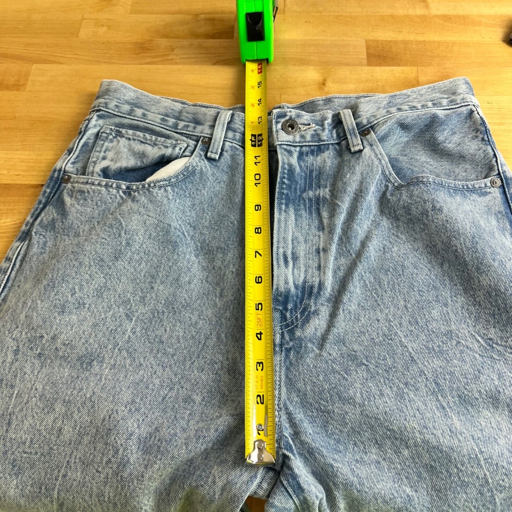 Levi's Made &‎ Crafted Barrel Jeans Women Size 29 Blue Acid Wash High Rise Denim - Picture 10 of 11